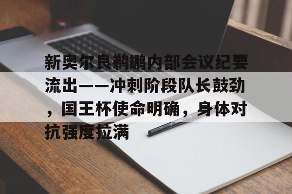 ayx-新奥尔良鹈鹕内部会议纪要流出——冲刺阶段队长鼓劲，国王杯使命明确，身体对抗强度拉满的简单介绍